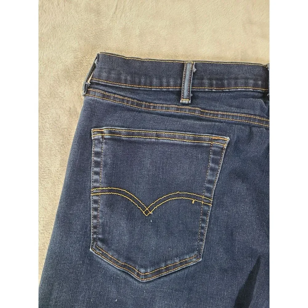 Levi's 505 Men's‎ 38x30 Blue Denim Regular Fit Dark Wash